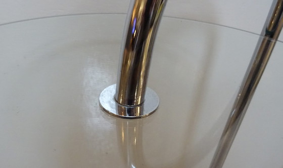 Image 1 of Table d'appoint Tjord Bjorklund verre / chrome