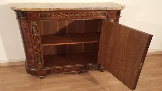 Image 1 of Mid-Century Inlaid Sideboard, Italy, 1960s