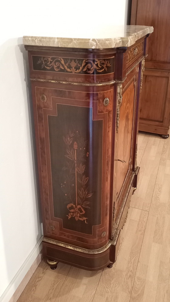 Image 1 of Mid-Century Inlaid Sideboard, Italy, 1960s