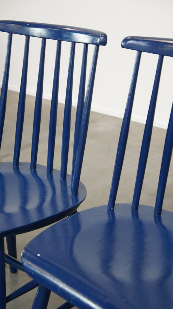 Image 1 of 3 X Vintage Wooden Bars Dining Chair