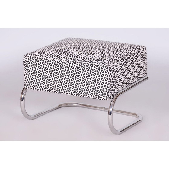 Image 1 of Vintage Bauhaus chrome steel stool by Robert Slezák, Czechoslovakia 1930