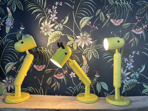 3X Ikea Krux Lamp - Yellow