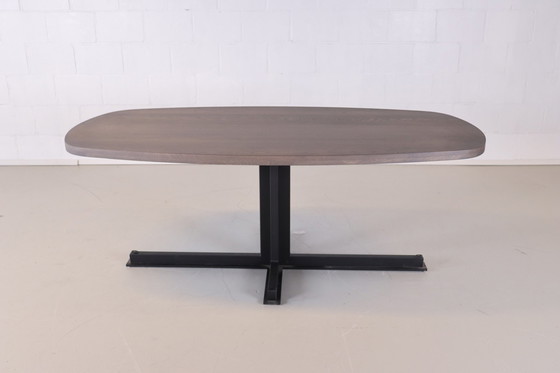 Image 1 of QLIV Cross Danish oval Oak Stone gray