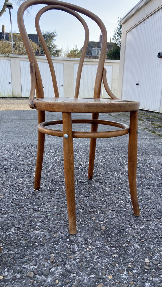 Image 1 of 2 sillas antiguas Thonet n.º 14 - Hoffmann