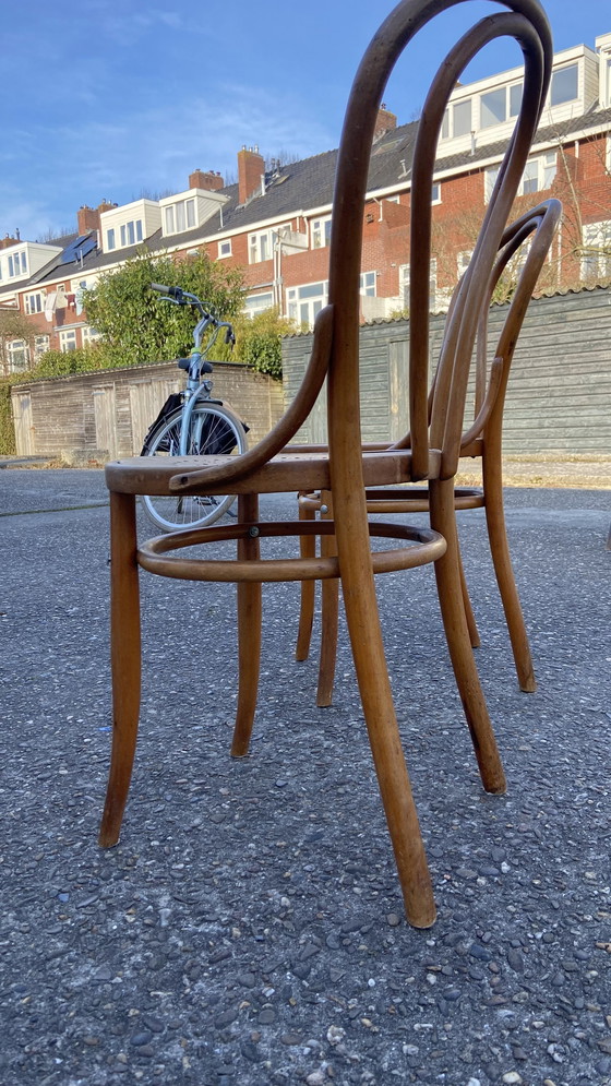 Image 1 of 2 sillas antiguas Thonet n.º 14 - Hoffmann