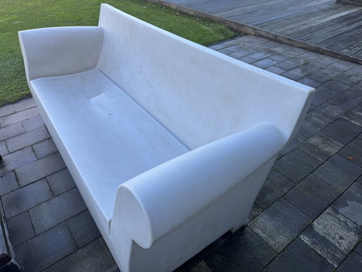 Kartell-Bubble Club Garden Bench +2 Chairs White