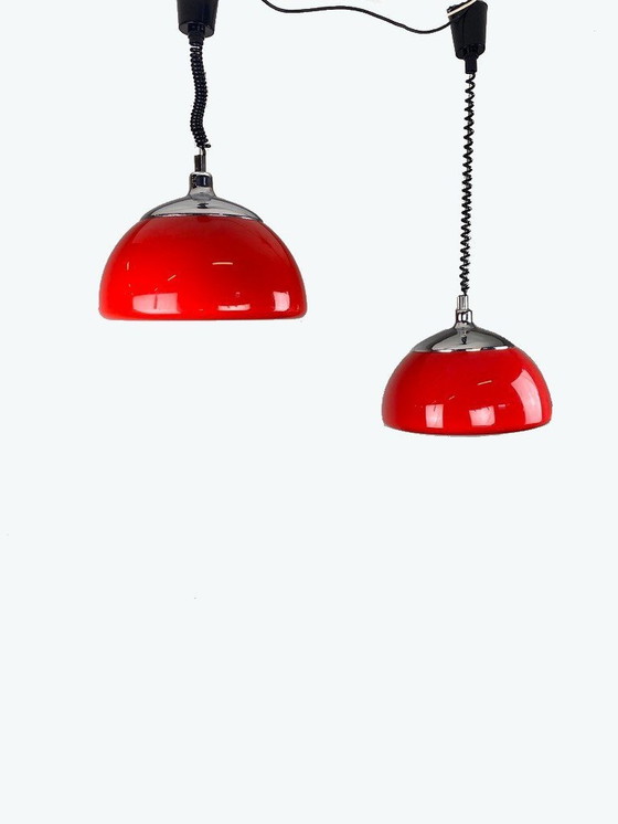 Image 1 of Cosack Leuchten Space Age Pendant Lamps -Set-.