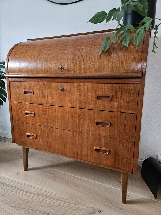Image 1 of Vintage 1960s Scandinavian Secretary Desk