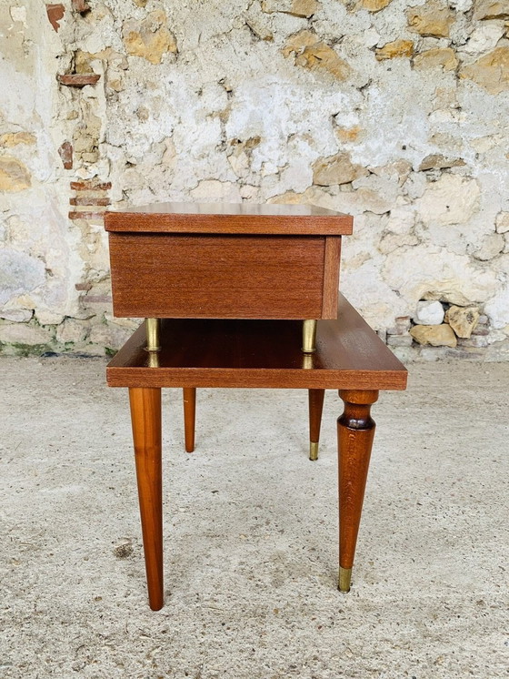 Image 1 of Mid-Century, Scandinavian-Style Nightstand/Side Table, 1960’s