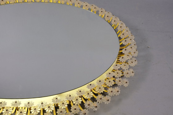 Image 1 of Rupert Nikoll mirror with flower