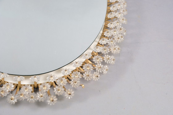 Image 1 of Rupert Nikoll mirror with flower