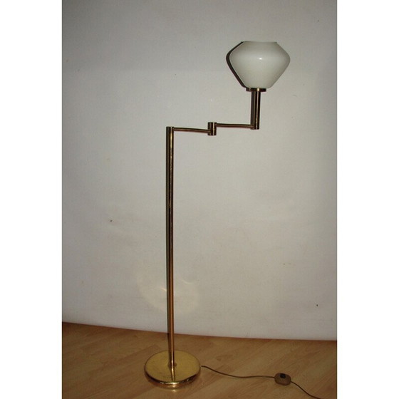 Image 1 of Vintage brass floor lamp, 1970