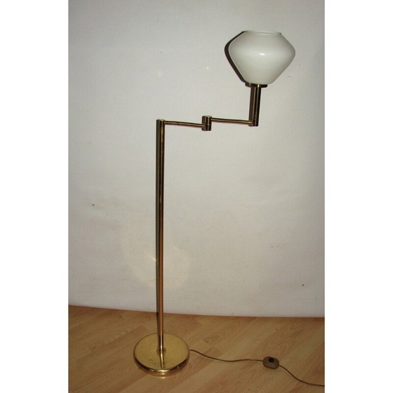 Image 1 of Vintage brass floor lamp, 1970