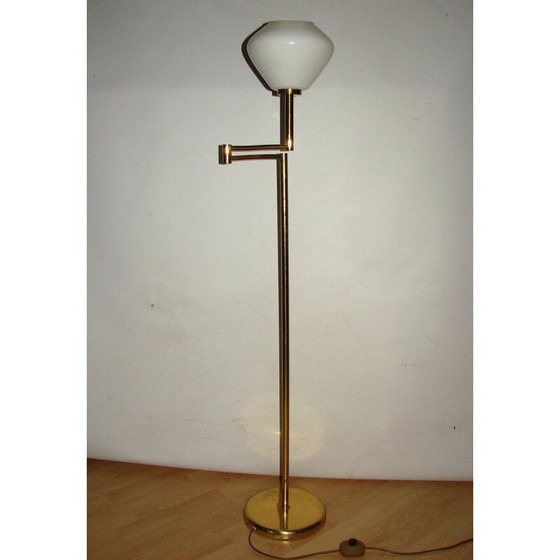 Image 1 of Vintage brass floor lamp, 1970