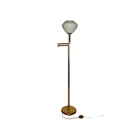Image 1 of Vintage brass floor lamp, 1970