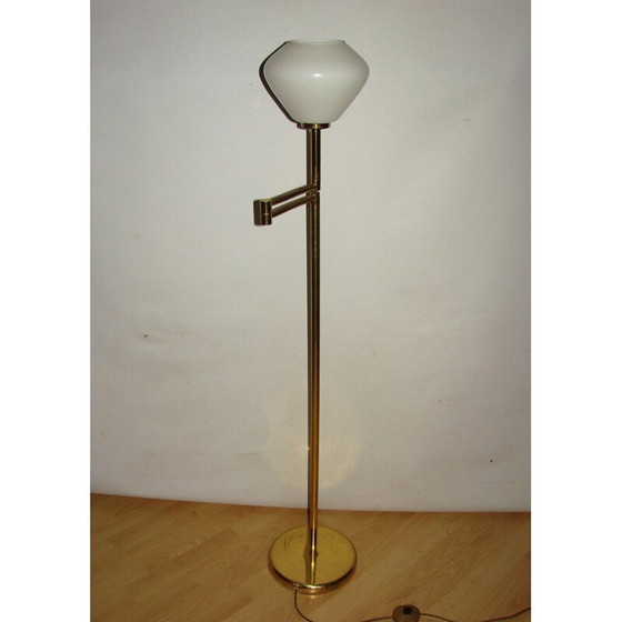 Image 1 of Vintage brass floor lamp, 1970