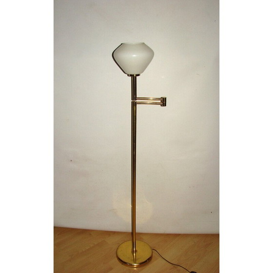 Image 1 of Vintage brass floor lamp, 1970