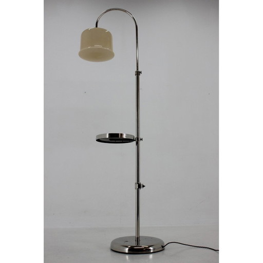 Vintage Bauhaus floor lamp, Czechoslovakia 1930s