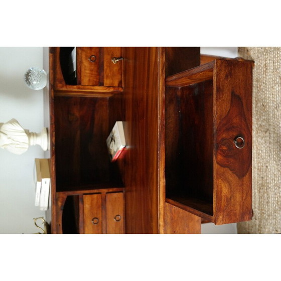 Image 1 of Vintage tiered desk in old solid walnut
