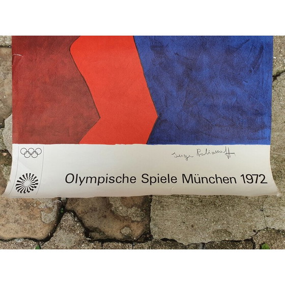 Image 1 of Manifesto originale d'epoca delle Olimpiadi di Monaco di Baviera di Serge Poliakoff, 1972