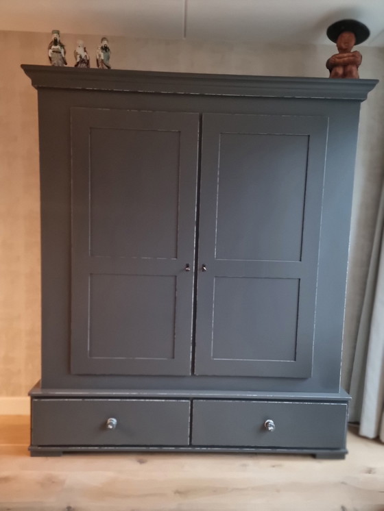 Image 1 of Keijser En Co Cupboard Bow Cabinet Gray Oak