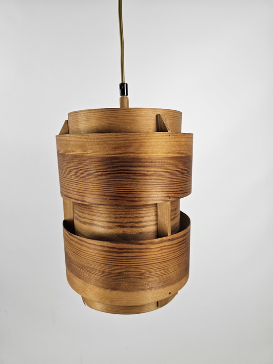 Image 1 of Set of Pendant Lamps Veneer from Denmark