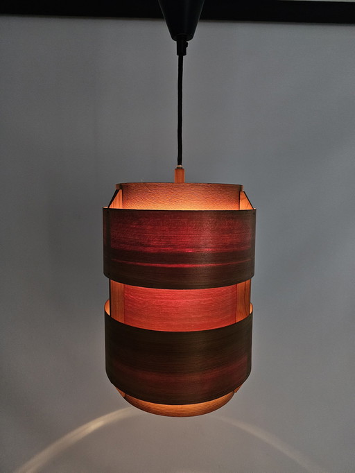 Set of Pendant Lamps Veneer from Denmark