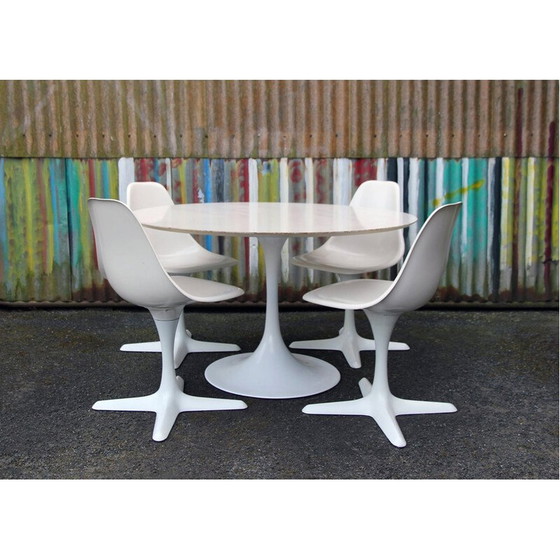 Image 1 of Tulip dining set by Maurice Burke for Arkana, 1960