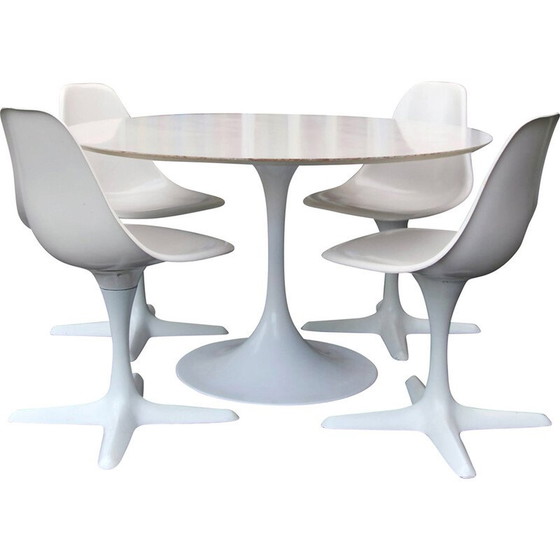 Image 1 of Tulip dining set by Maurice Burke for Arkana, 1960