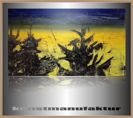 Image 1 of #H(E)Artwork, #232 Art Painting On Canvas Signed Dated T. G. K.