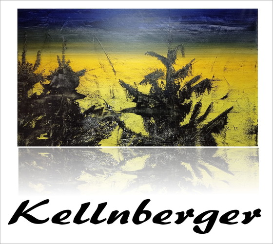 Image 1 of #H(E)Artwork, #232 Art Painting On Canvas Signed Dated T. G. K.