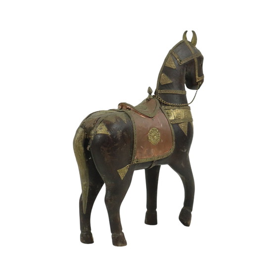 Image 1 of Wooden Horse Brass