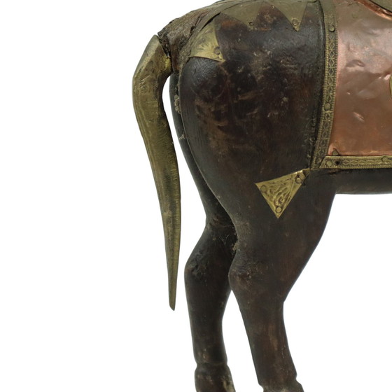 Image 1 of Wooden Horse Brass