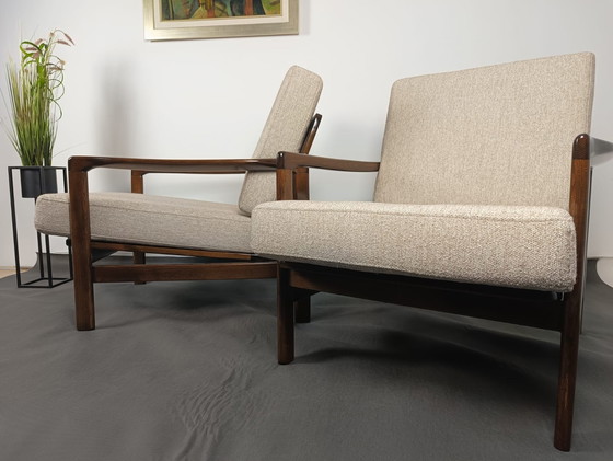 Image 1 of 2x Zenon Bączyk Vintage B-7522 Armchairs