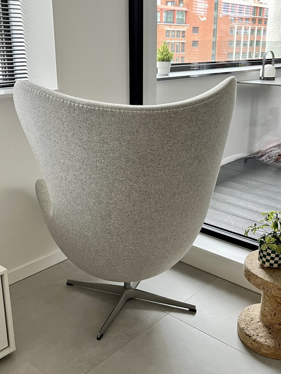 Image 1 of Fritz Hansen "Egg Chair" By Arne Jacobsen