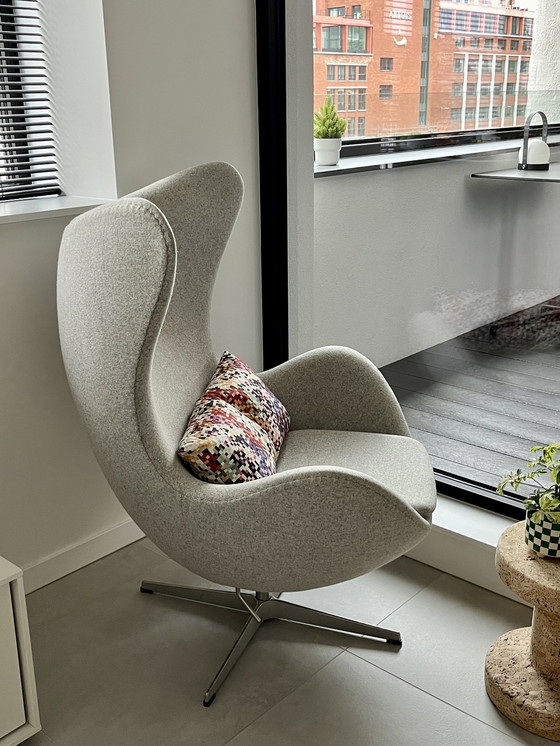 Image 1 of Fritz Hansen "Egg Chair" By Arne Jacobsen