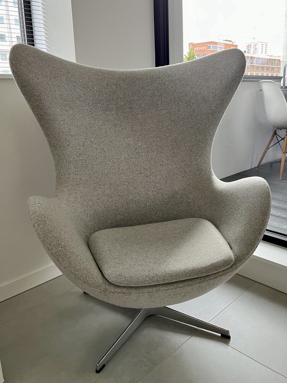 Image 1 of Fritz Hansen "Egg Chair" By Arne Jacobsen