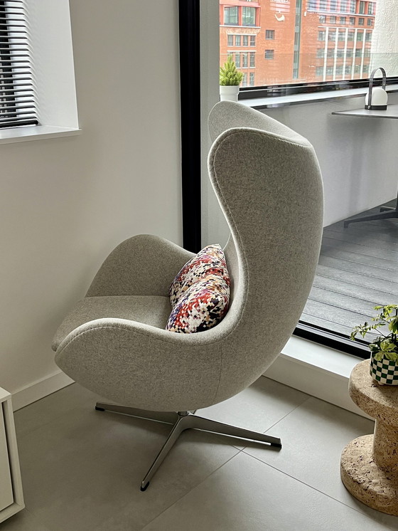 Image 1 of Fritz Hansen "Egg Chair" By Arne Jacobsen