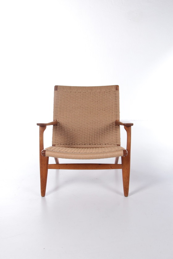 Image 1 of Hans j Wegner Lounge chair by Hans Wegner Model Ch25 by Carl Hansen,1960