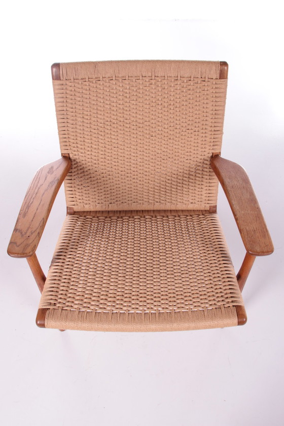 Image 1 of Hans j Wegner Lounge chair by Hans Wegner Model Ch25 by Carl Hansen,1960