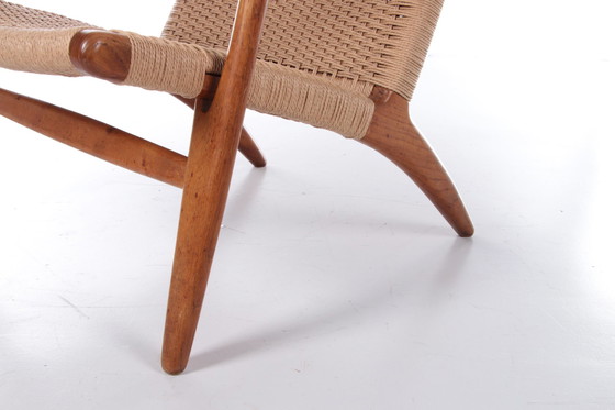 Image 1 of Hans j Wegner Lounge chair by Hans Wegner Model Ch25 by Carl Hansen,1960