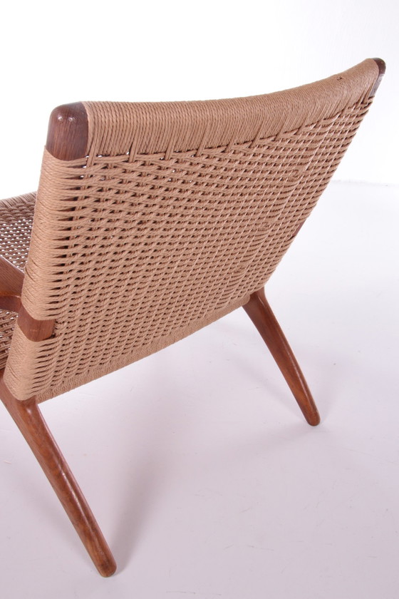 Image 1 of Hans j Wegner Lounge chair by Hans Wegner Model Ch25 by Carl Hansen,1960