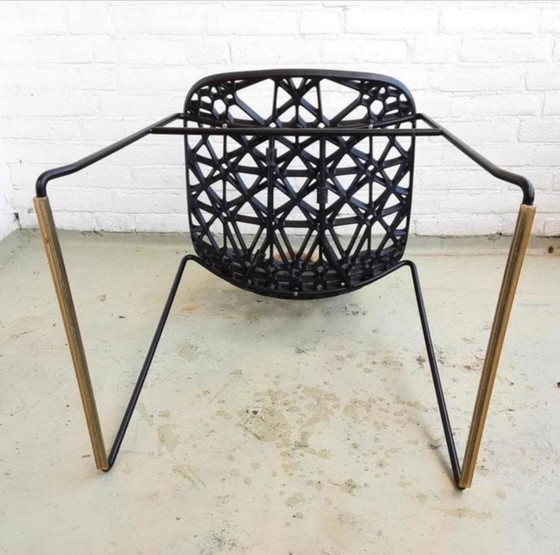 Image 1 of Design Black Crassevig Nett Chair By Ton Haas (New Condition)