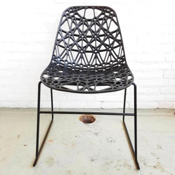 Image 1 of Design Black Crassevig Nett Chair By Ton Haas (New Condition)