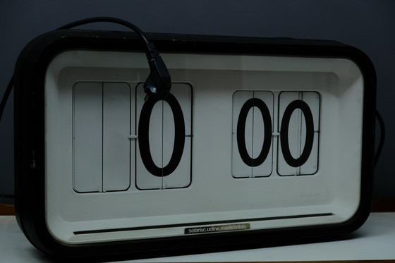 Image 1 of Horloge vintage Cifra 12 de Gino Valle pour Solari Udine, 1960