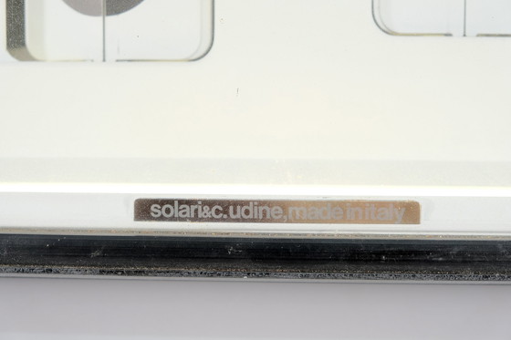 Image 1 of Horloge vintage Cifra 12 de Gino Valle pour Solari Udine, 1960