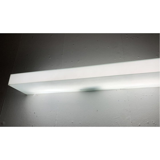 Image 1 of Vintage glass lighted hanging console by Nanda Vigo, Italy