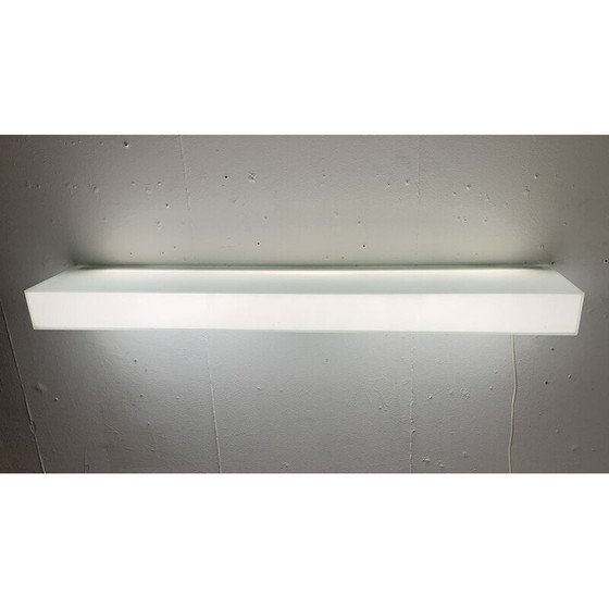 Image 1 of Vintage glass lighted hanging console by Nanda Vigo, Italy