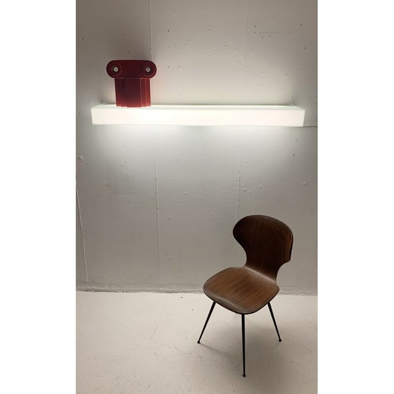 Image 1 of Vintage glass lighted hanging console by Nanda Vigo, Italy