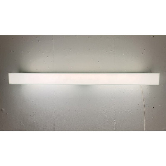 Image 1 of Vintage glass lighted hanging console by Nanda Vigo, Italy